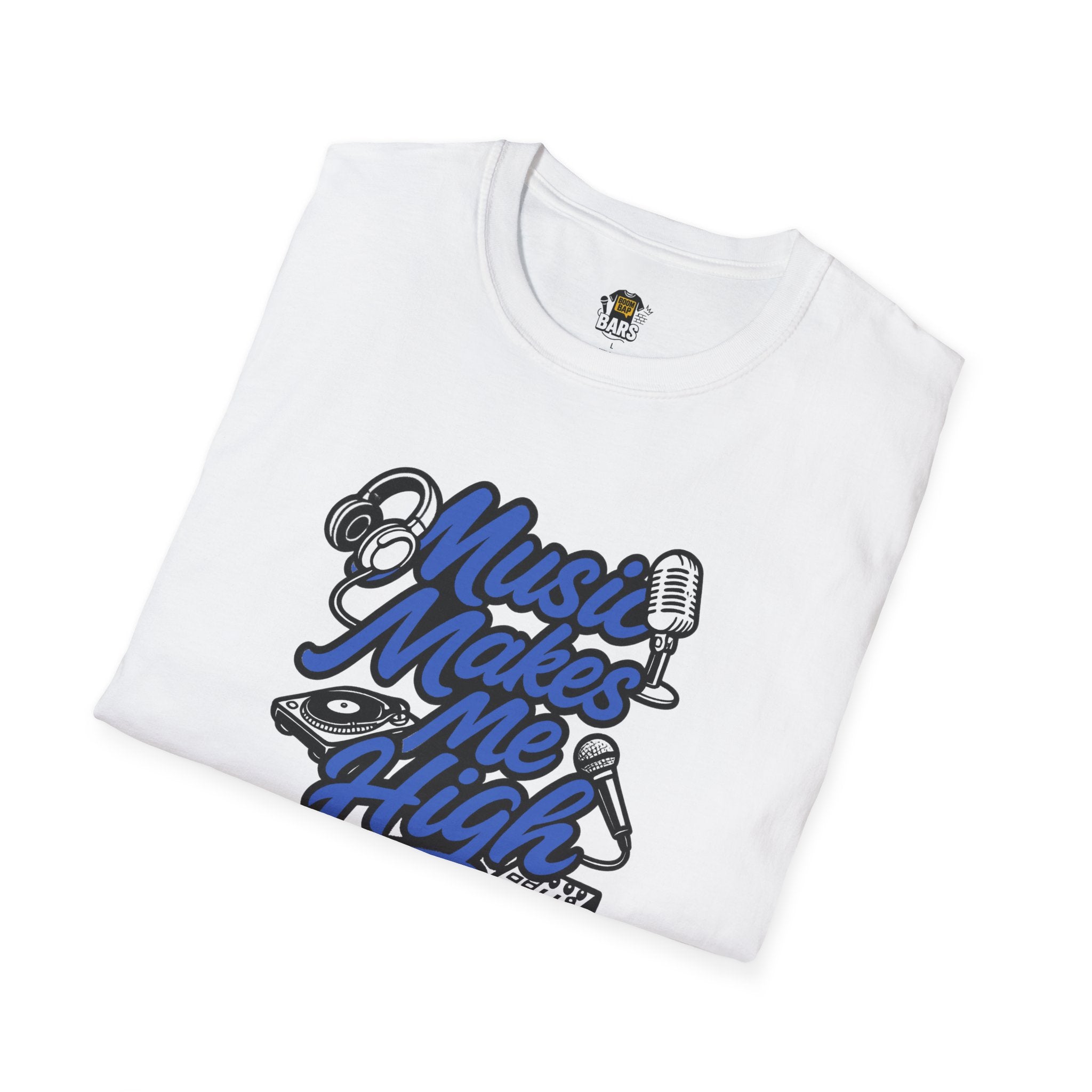 Music Makes Me High — Bars Collection Tee
