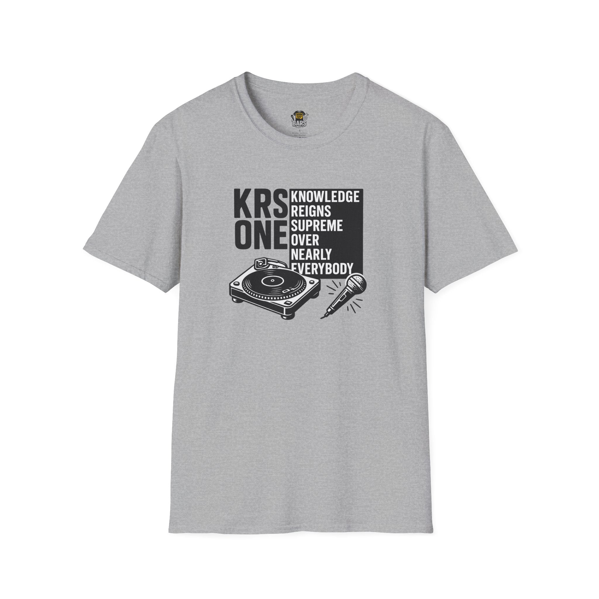 Knowledge Reigns Supreme — Bars Collection Tee