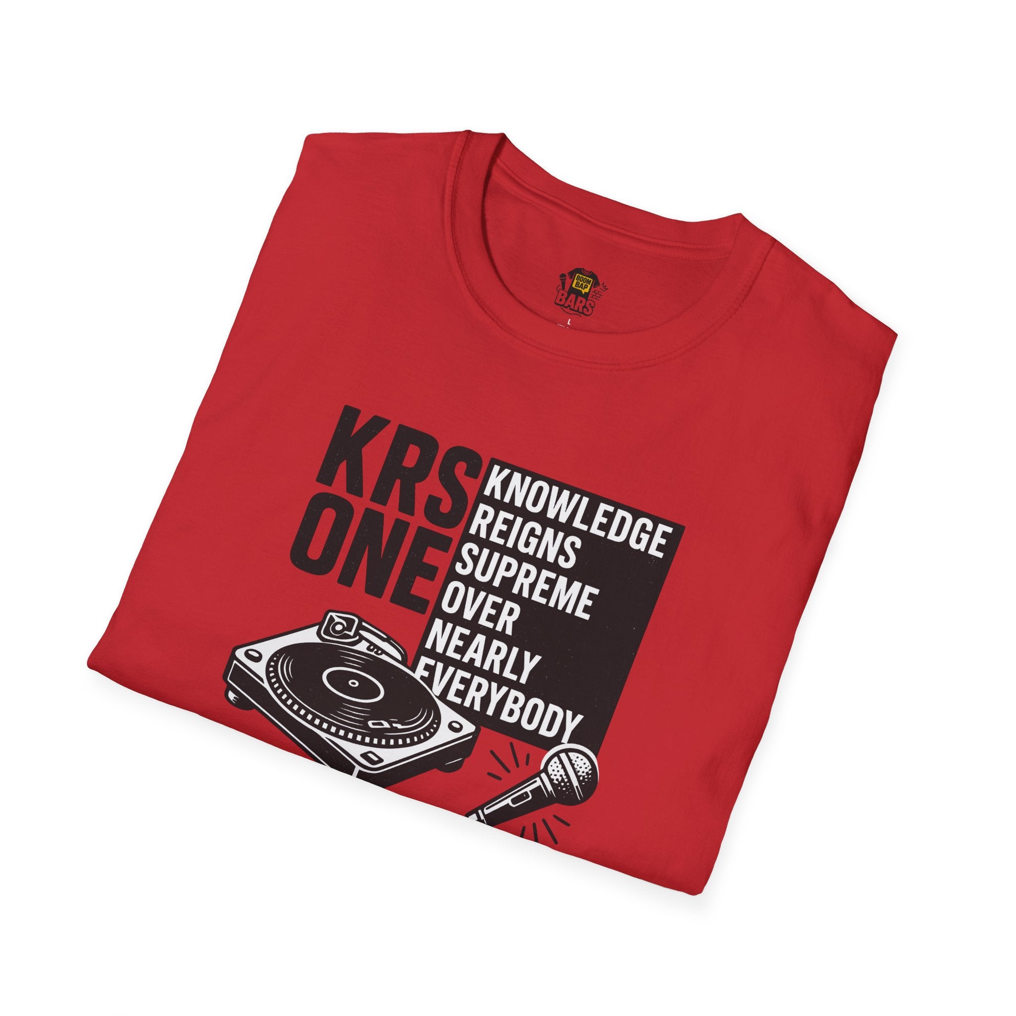 Knowledge Reigns Supreme — Bars Collection Tee