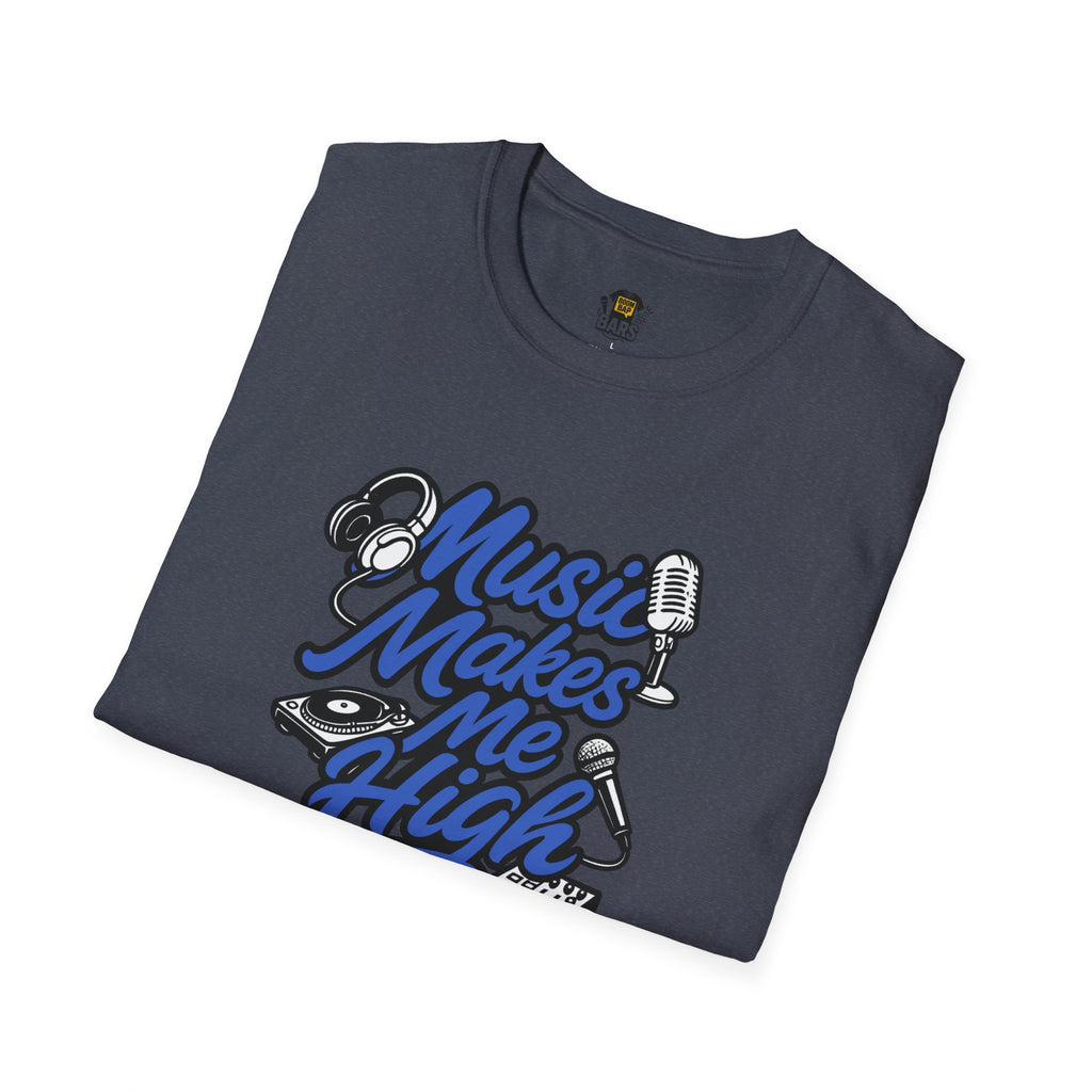 Music Makes Me High — Bars Collection Tee