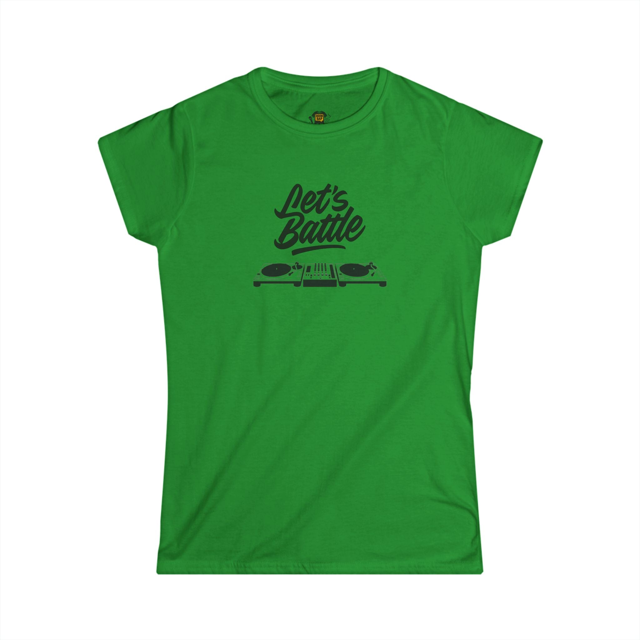 Let’s Battle Women’s DJ Turntable Throwdown Tee