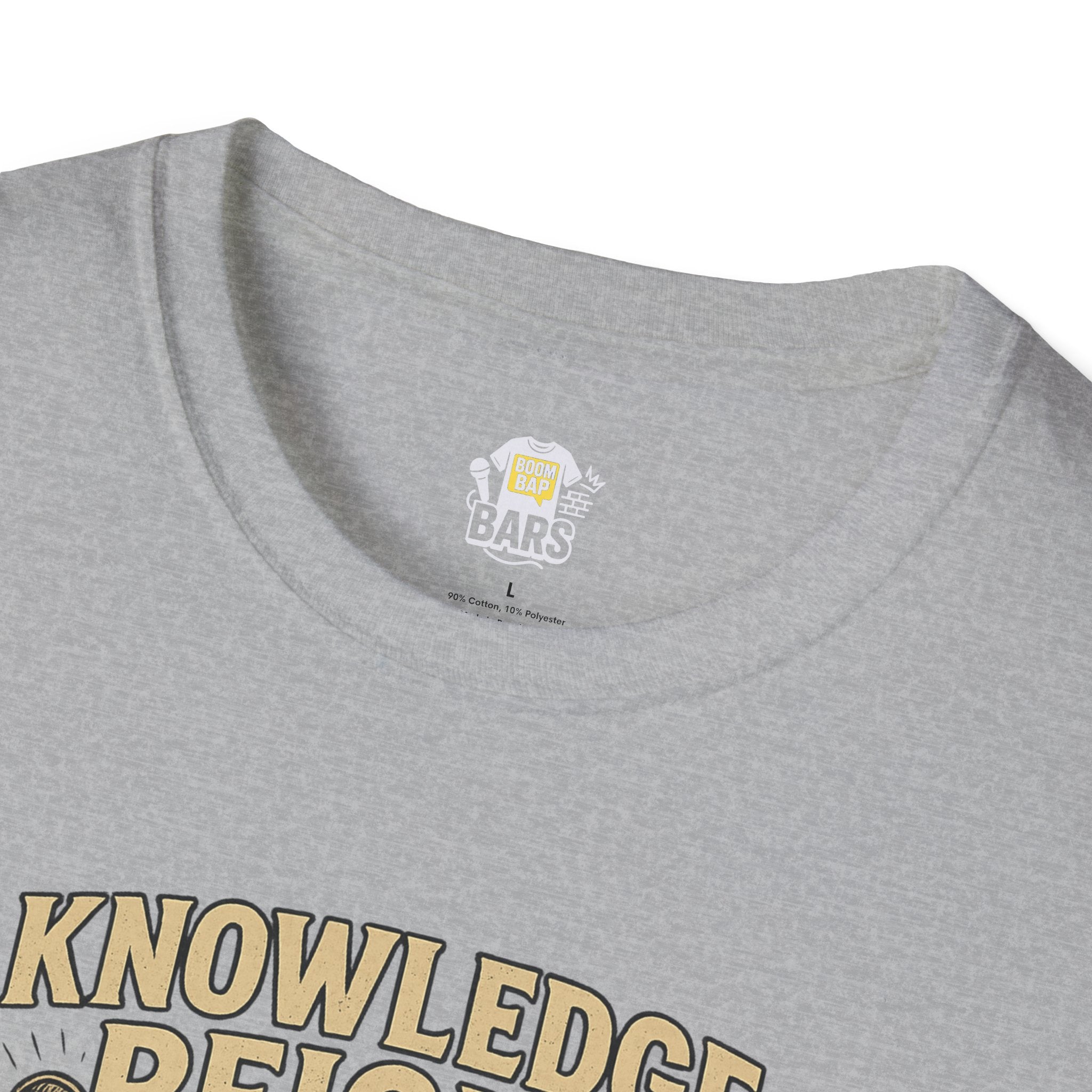 Knowledge Reigns Supreme — Bars Collection Tee (Gold Variant)