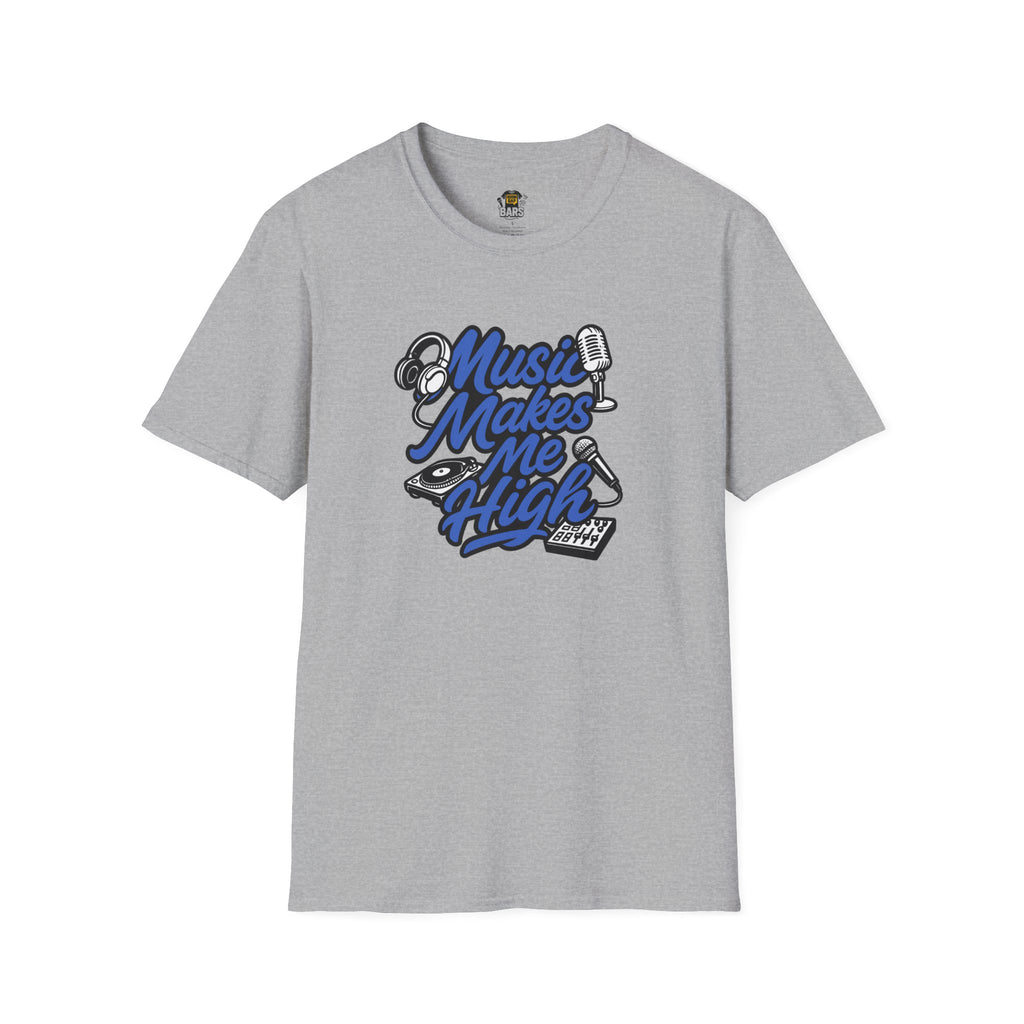 Music Makes Me High — Bars Collection Tee