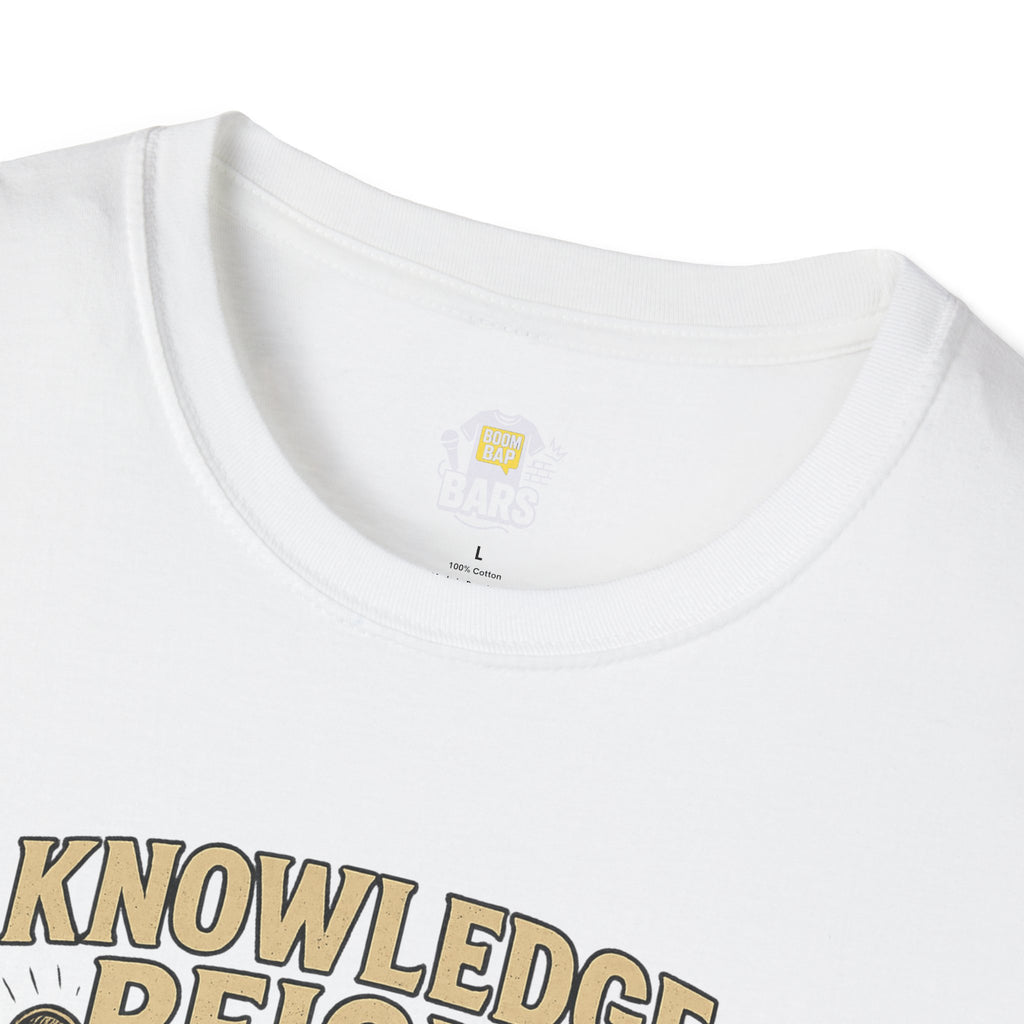 Knowledge Reigns Supreme — Bars Collection Tee (Gold Variant)