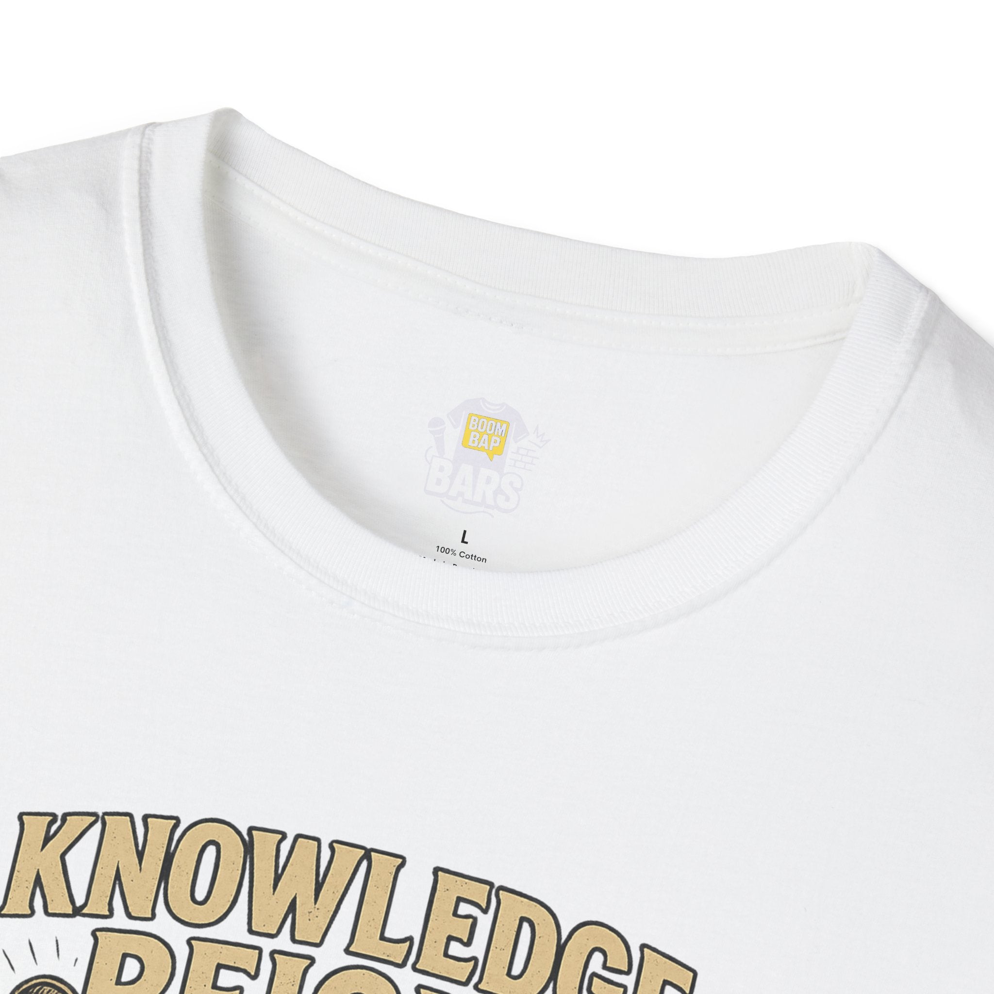 Knowledge Reigns Supreme — Bars Collection Tee (Gold Variant)