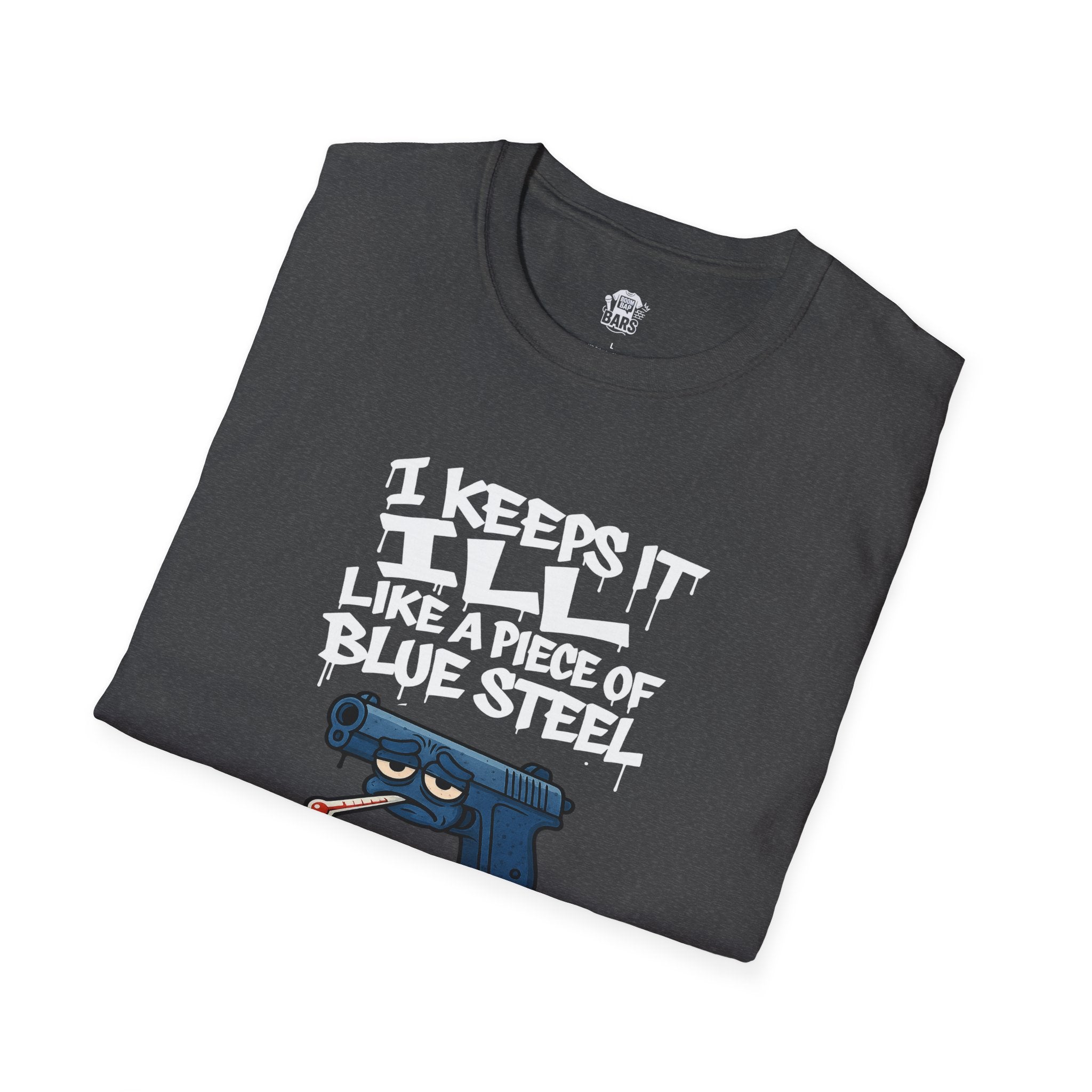 Blue Steel Ill — Bars Collection Tee