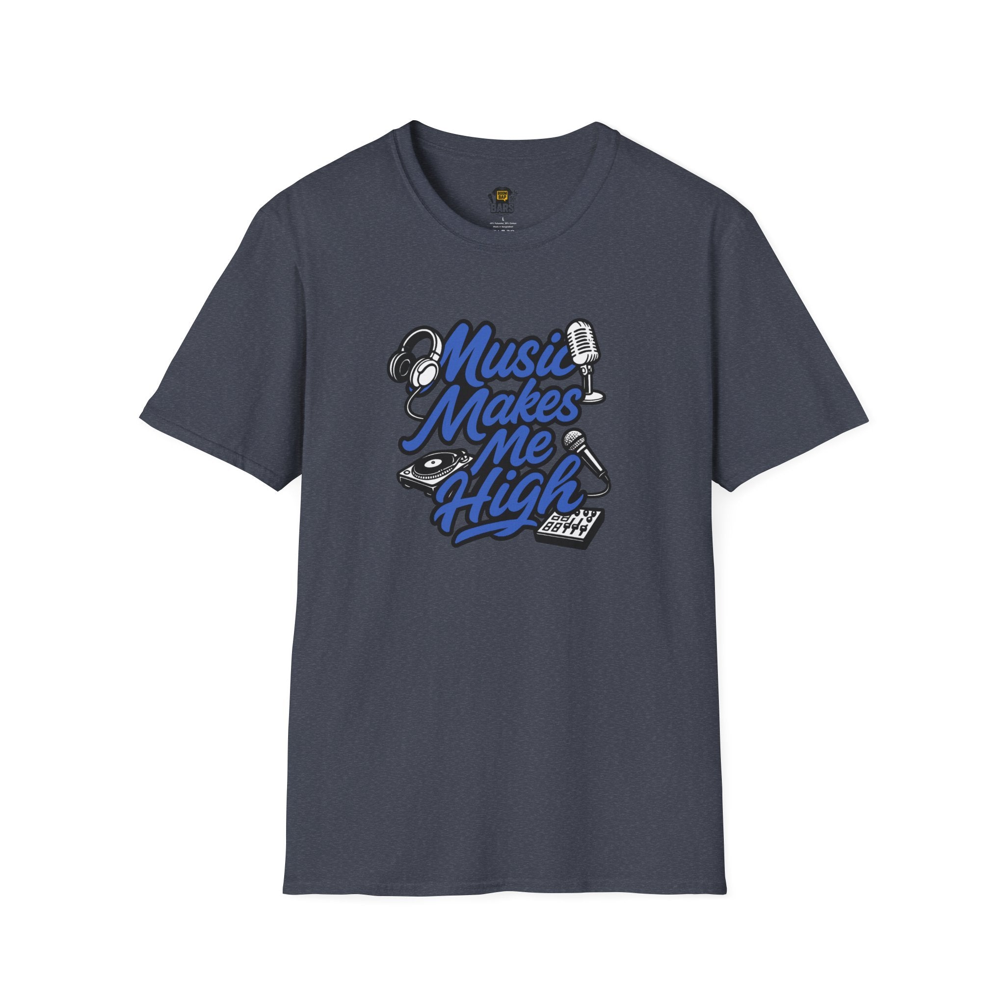 Music Makes Me High — Bars Collection Tee