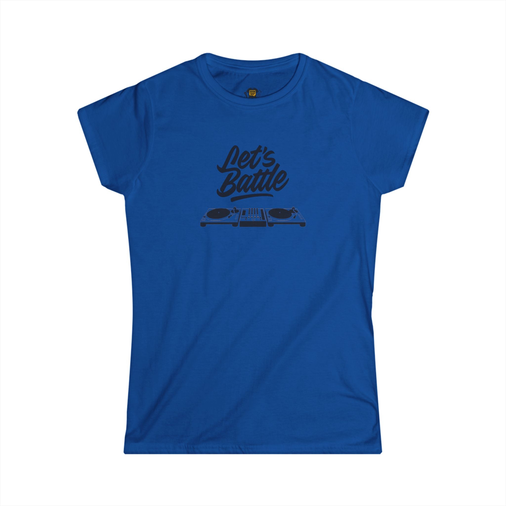 Let’s Battle Women’s DJ Turntable Throwdown Tee