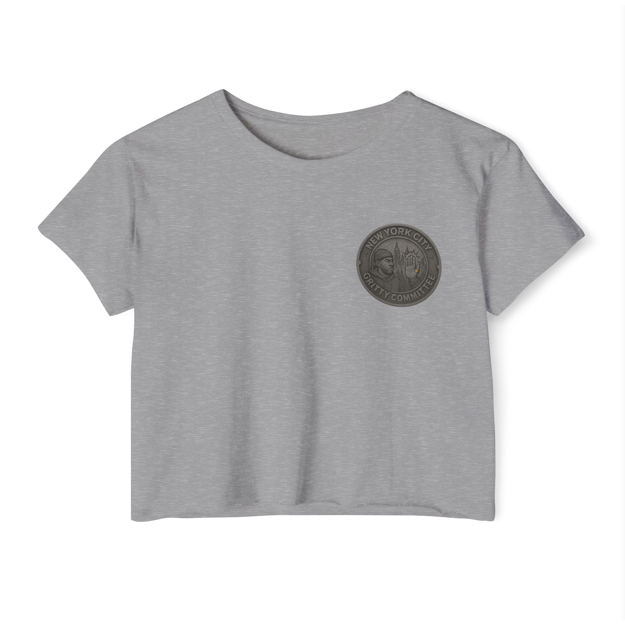 NYC Gritty Committee — Bars Collection Crop Tee