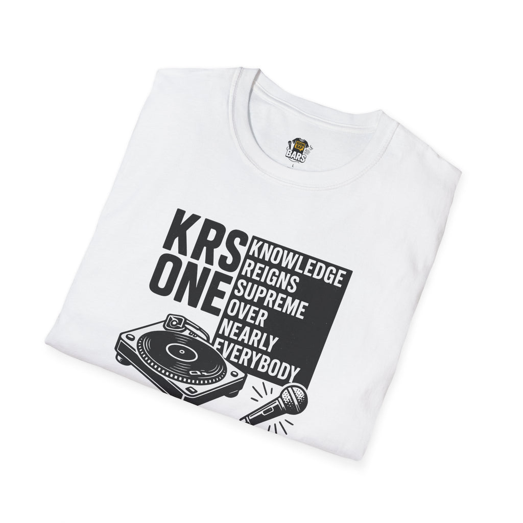 Knowledge Reigns Supreme — Bars Collection Tee
