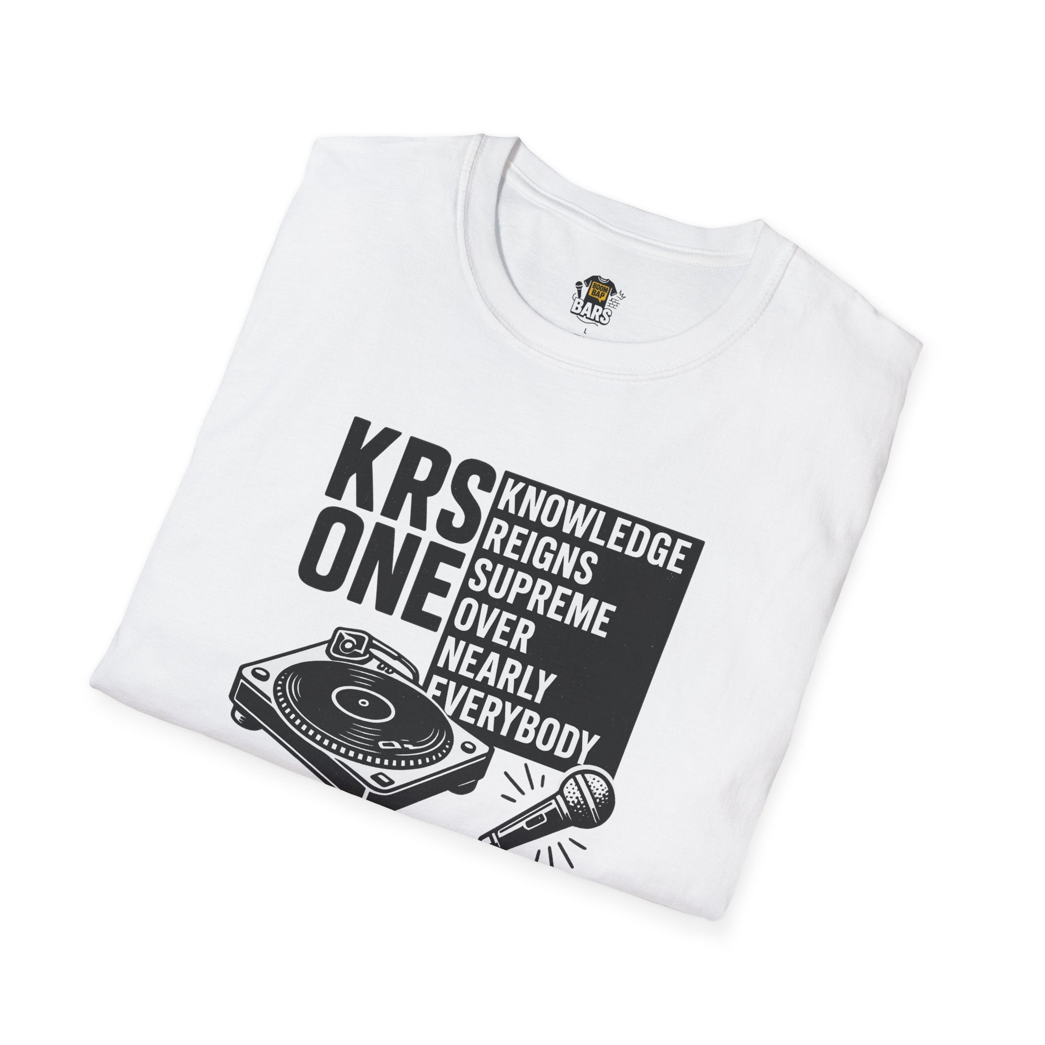 Knowledge Reigns Supreme — Bars Collection Tee