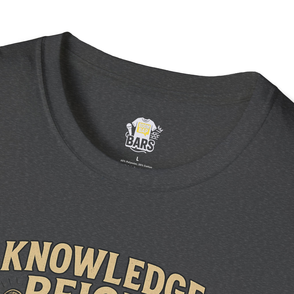 Knowledge Reigns Supreme — Bars Collection Tee (Gold Variant)