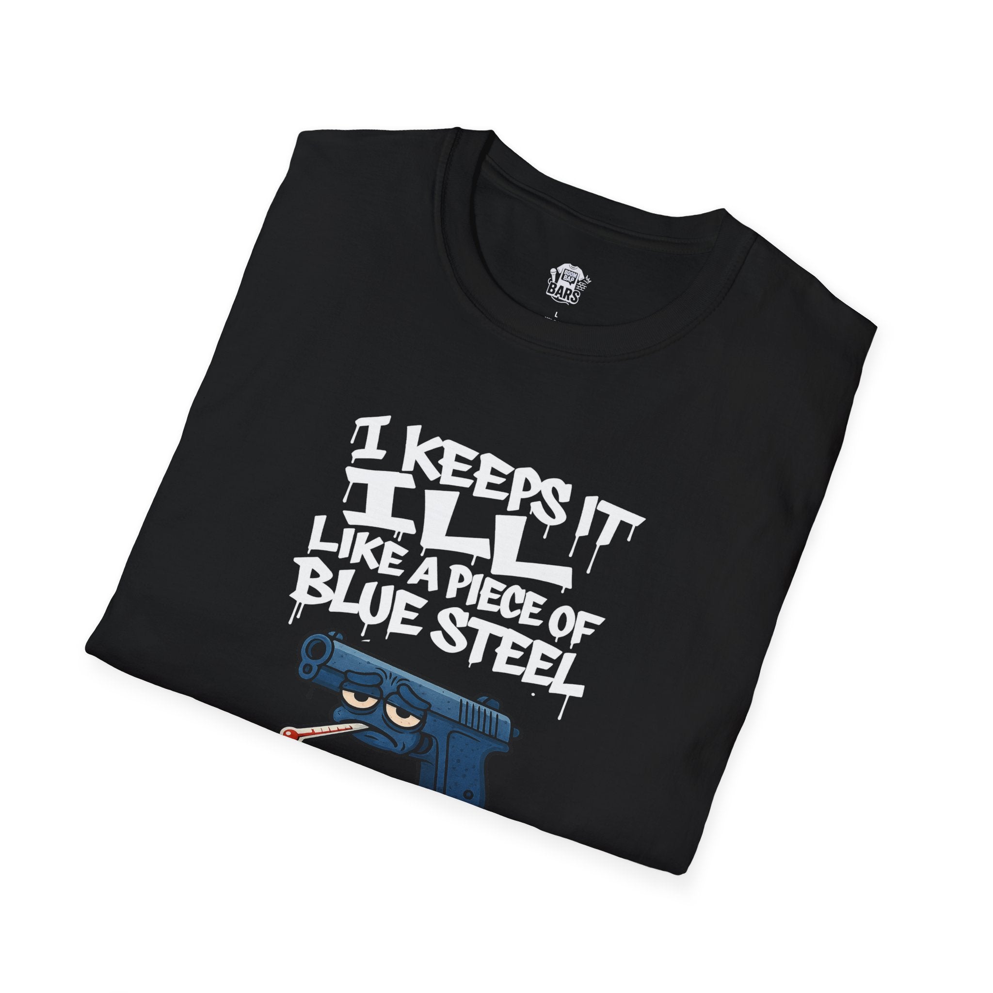 Blue Steel Ill — Bars Collection Tee
