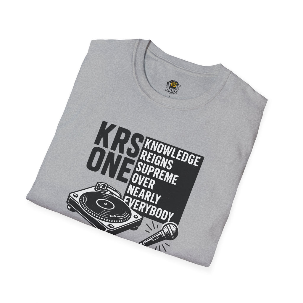 Knowledge Reigns Supreme — Bars Collection Tee