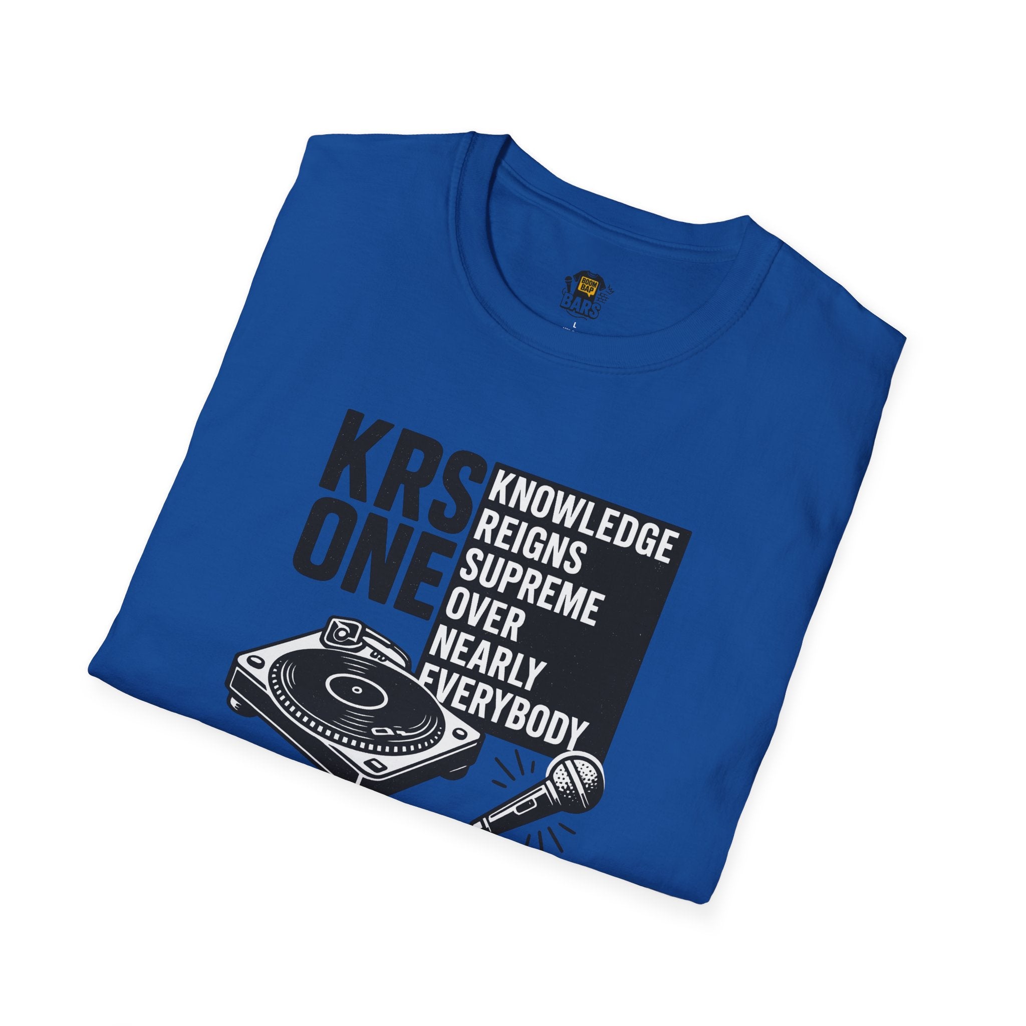 Knowledge Reigns Supreme — Bars Collection Tee
