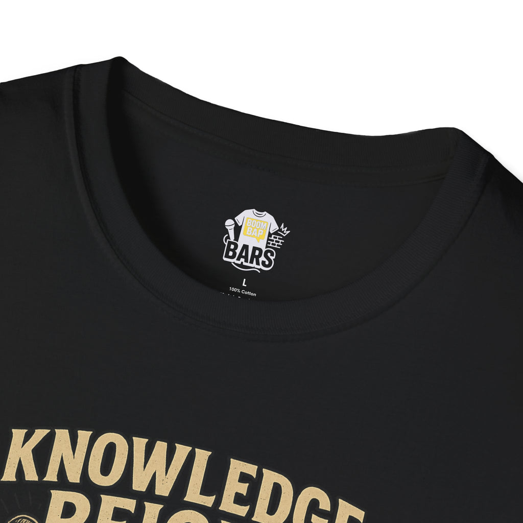 Knowledge Reigns Supreme — Bars Collection Tee (Gold Variant)