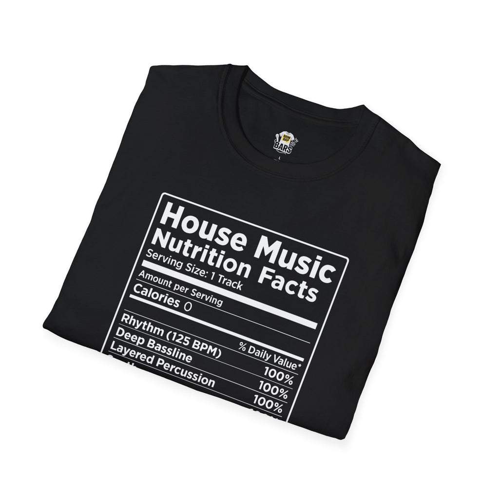 House Music Nutrition Facts — Main Stage Tee