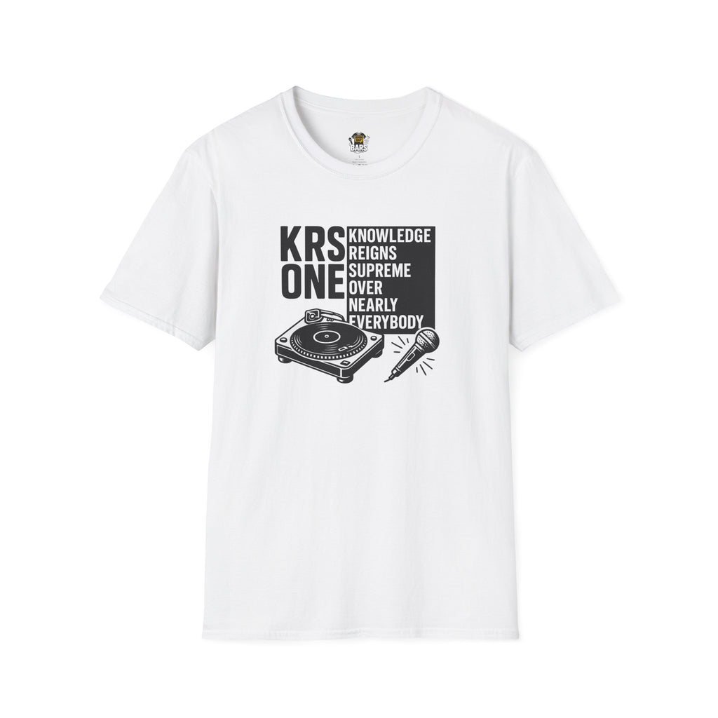 Knowledge Reigns Supreme — Bars Collection Tee