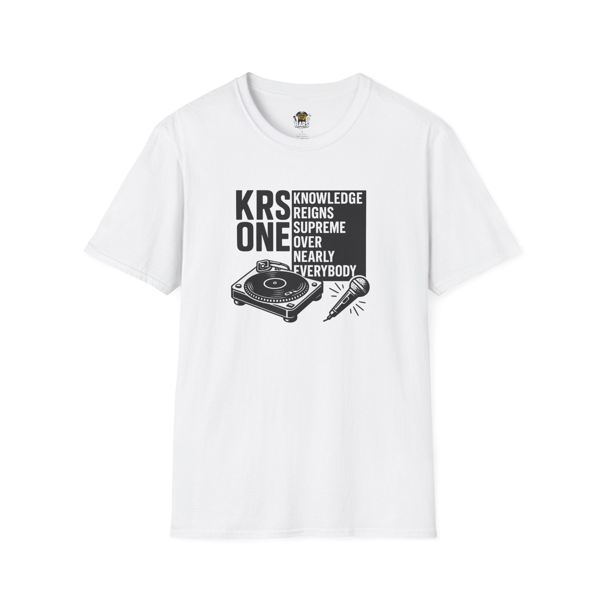 Knowledge Reigns Supreme — Bars Collection Tee