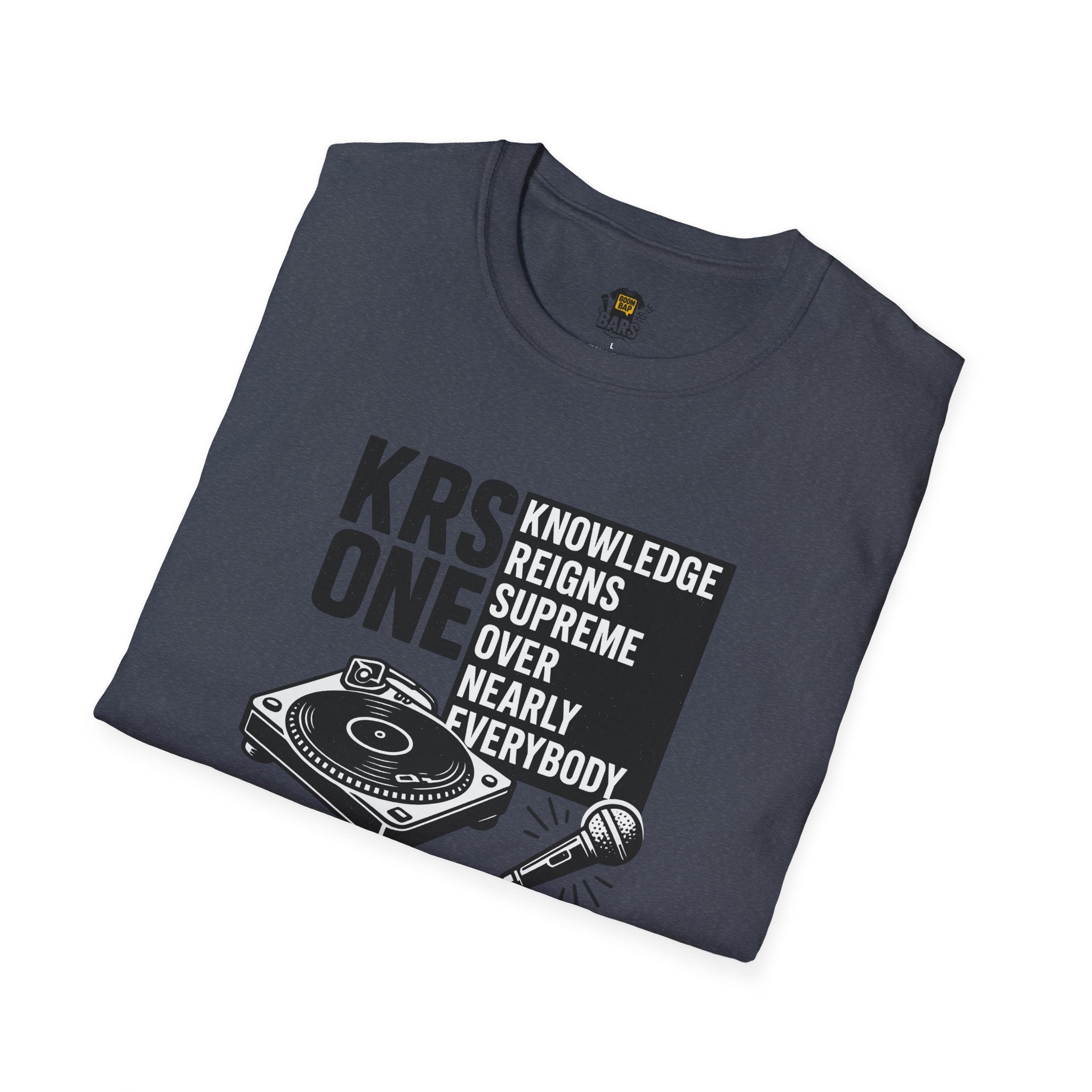 Knowledge Reigns Supreme — Bars Collection Tee