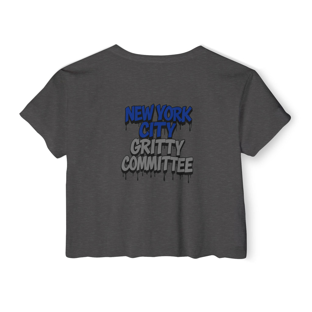 NYC Gritty Committee — Bars Collection Crop Tee