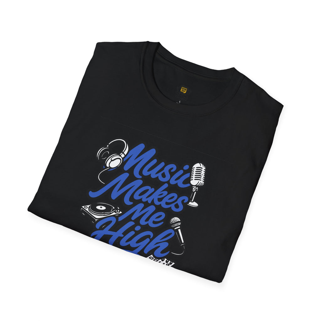 Music Makes Me High — Bars Collection Tee