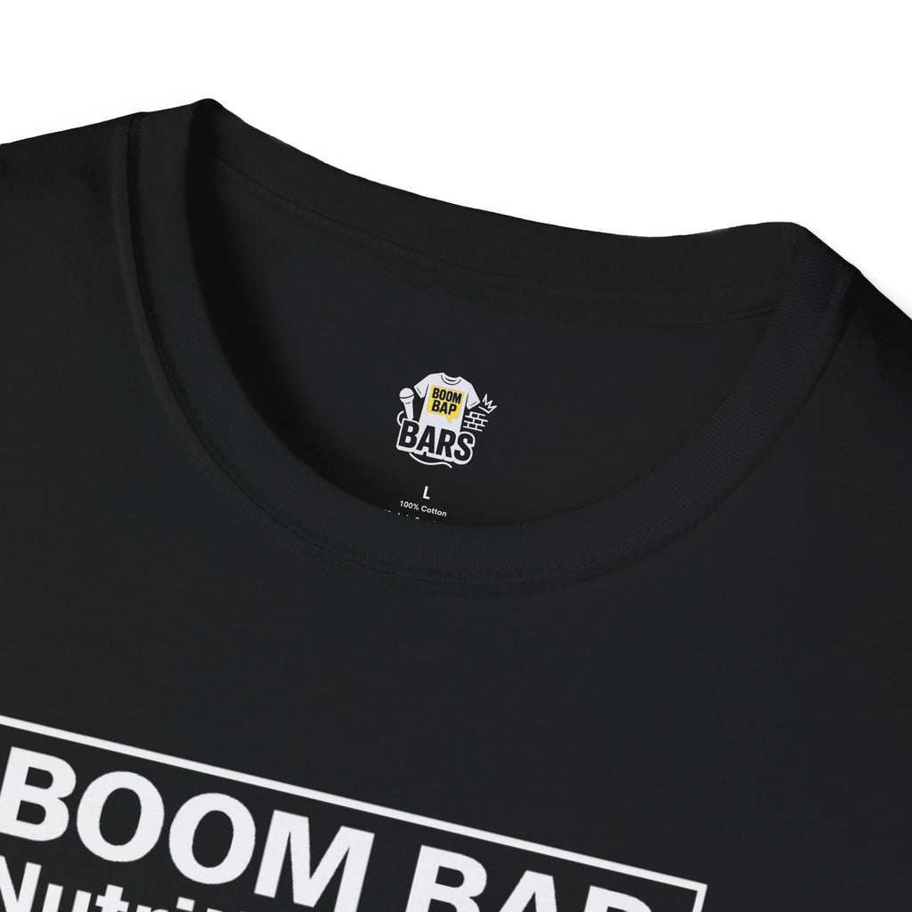 Boom Bap Nutrition Facts — Bars Collection Tee