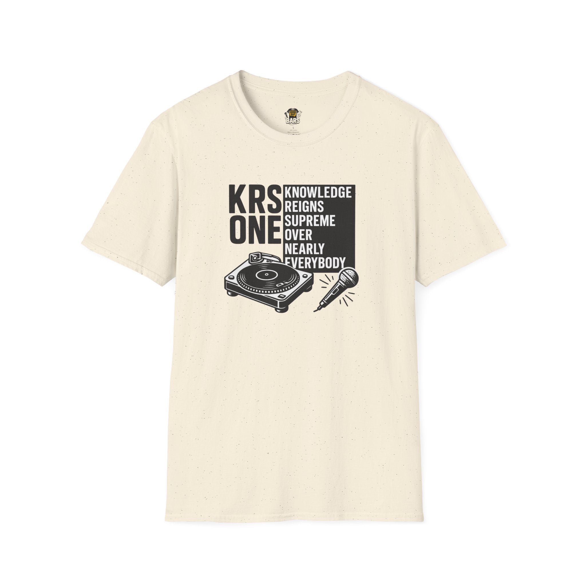 Knowledge Reigns Supreme — Bars Collection Tee
