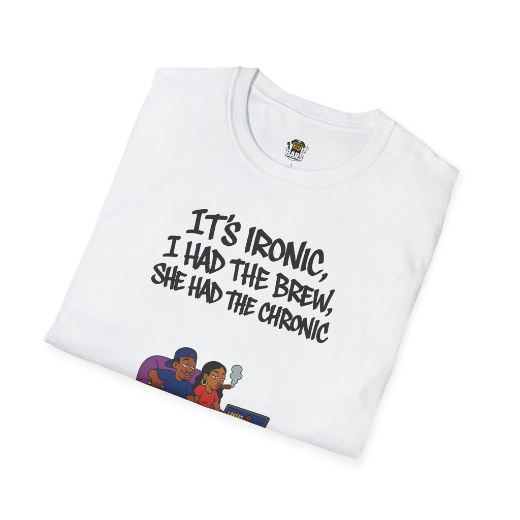 Brew & Chronic — Bars Collection Tee