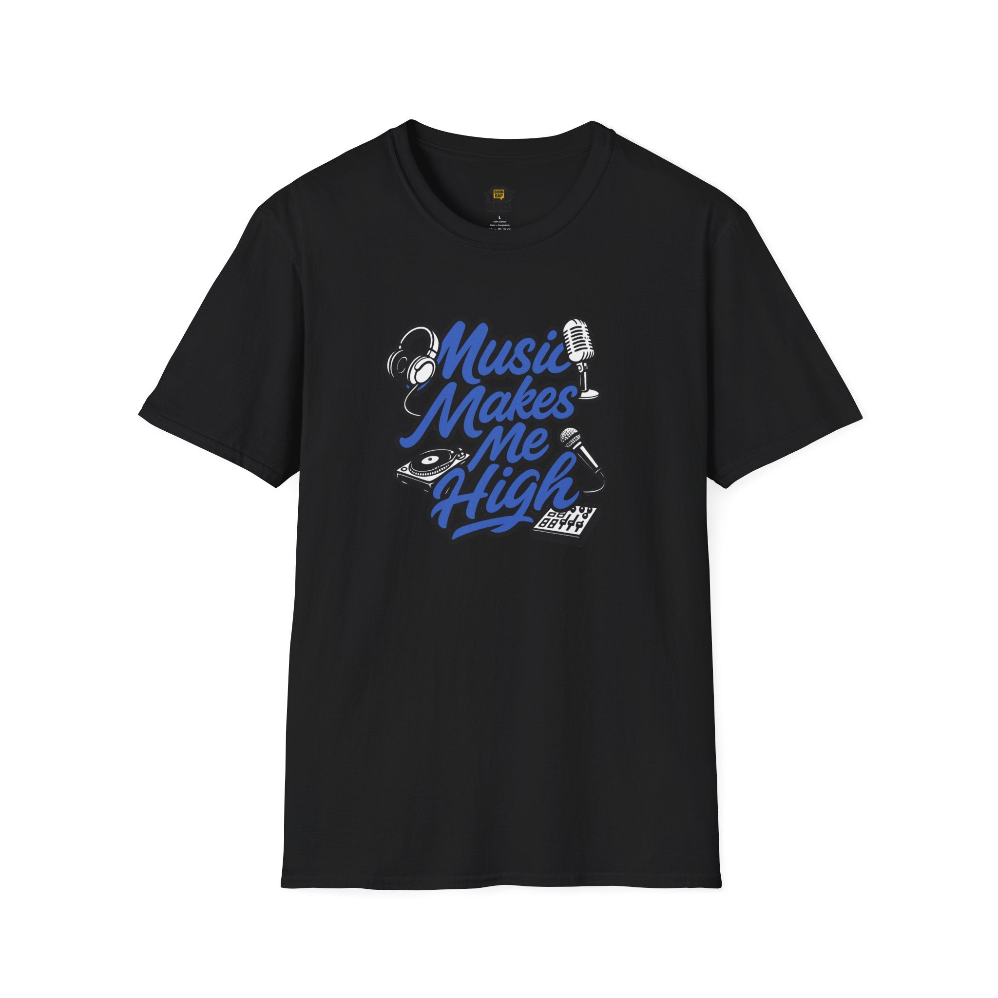Music Makes Me High — Bars Collection Tee