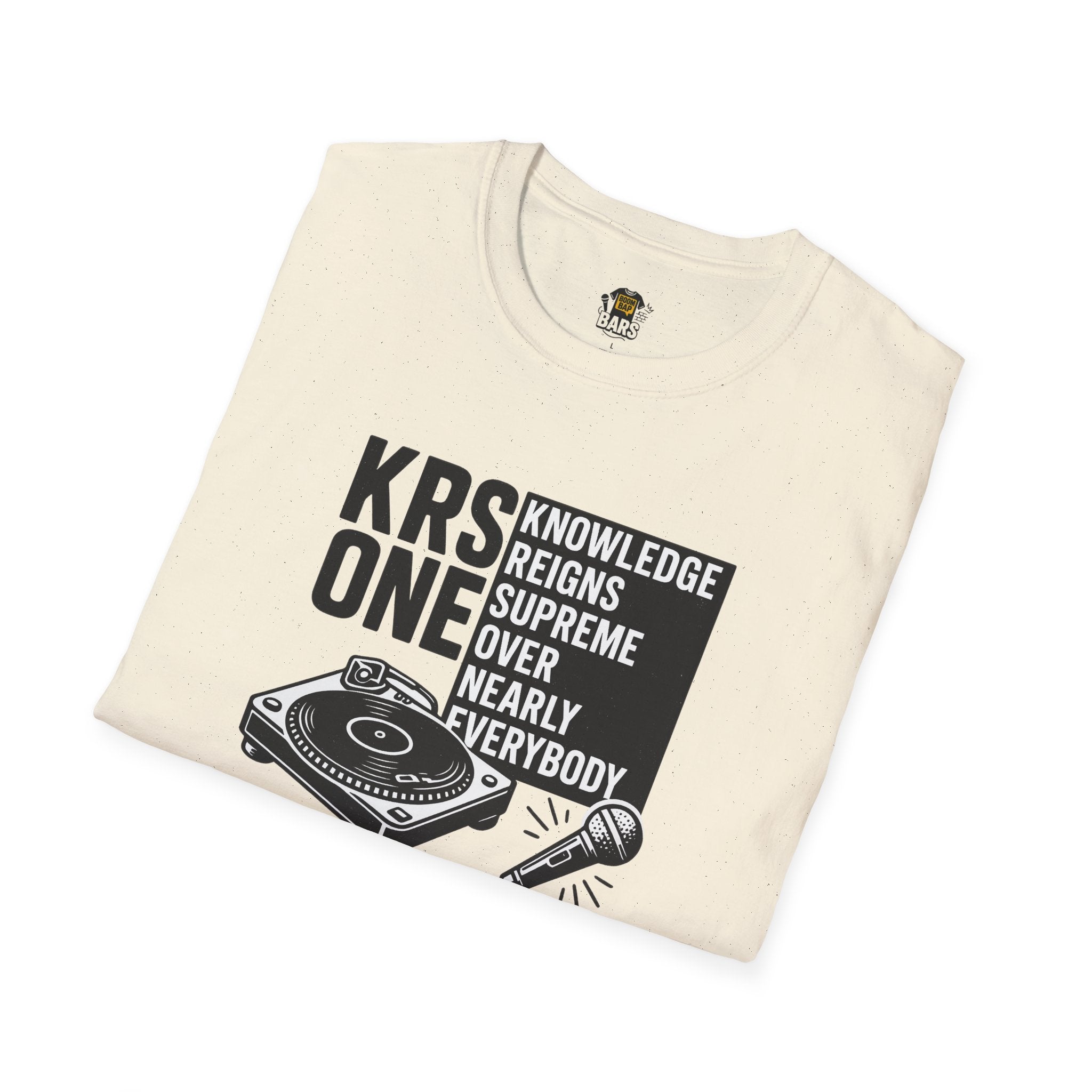 Knowledge Reigns Supreme — Bars Collection Tee
