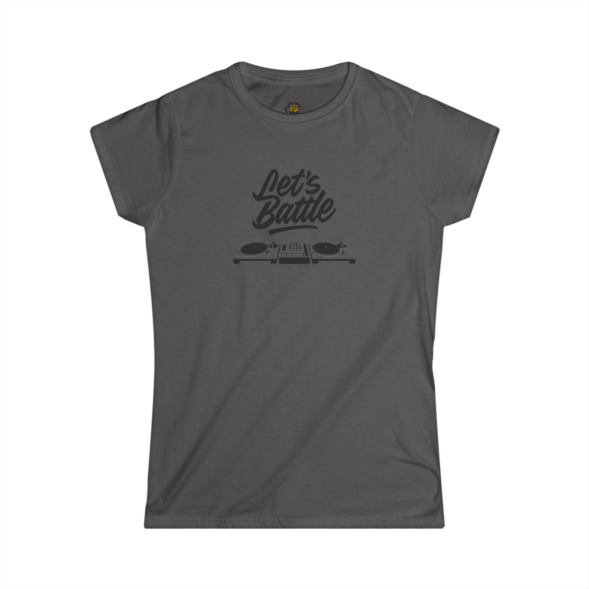 Let’s Battle Women’s DJ Turntable Throwdown Tee