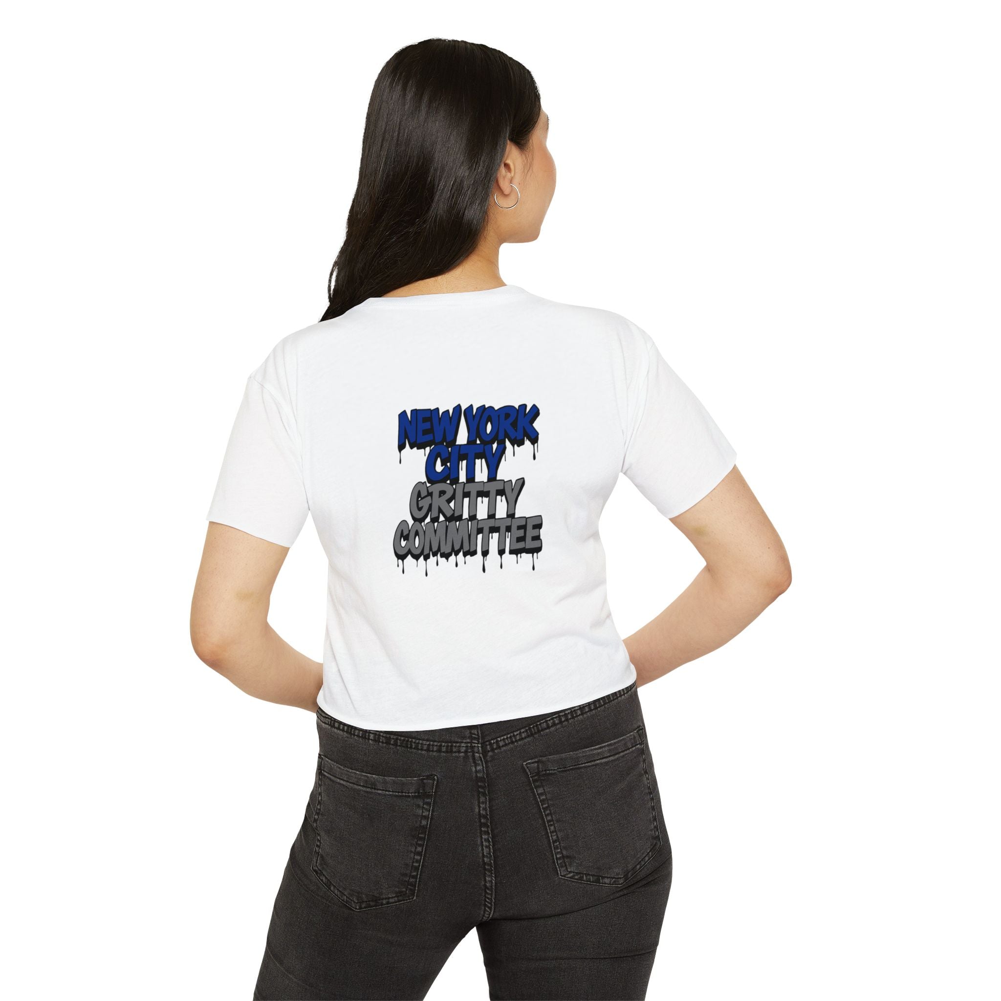 NYC Gritty Committee — Bars Collection Crop Tee