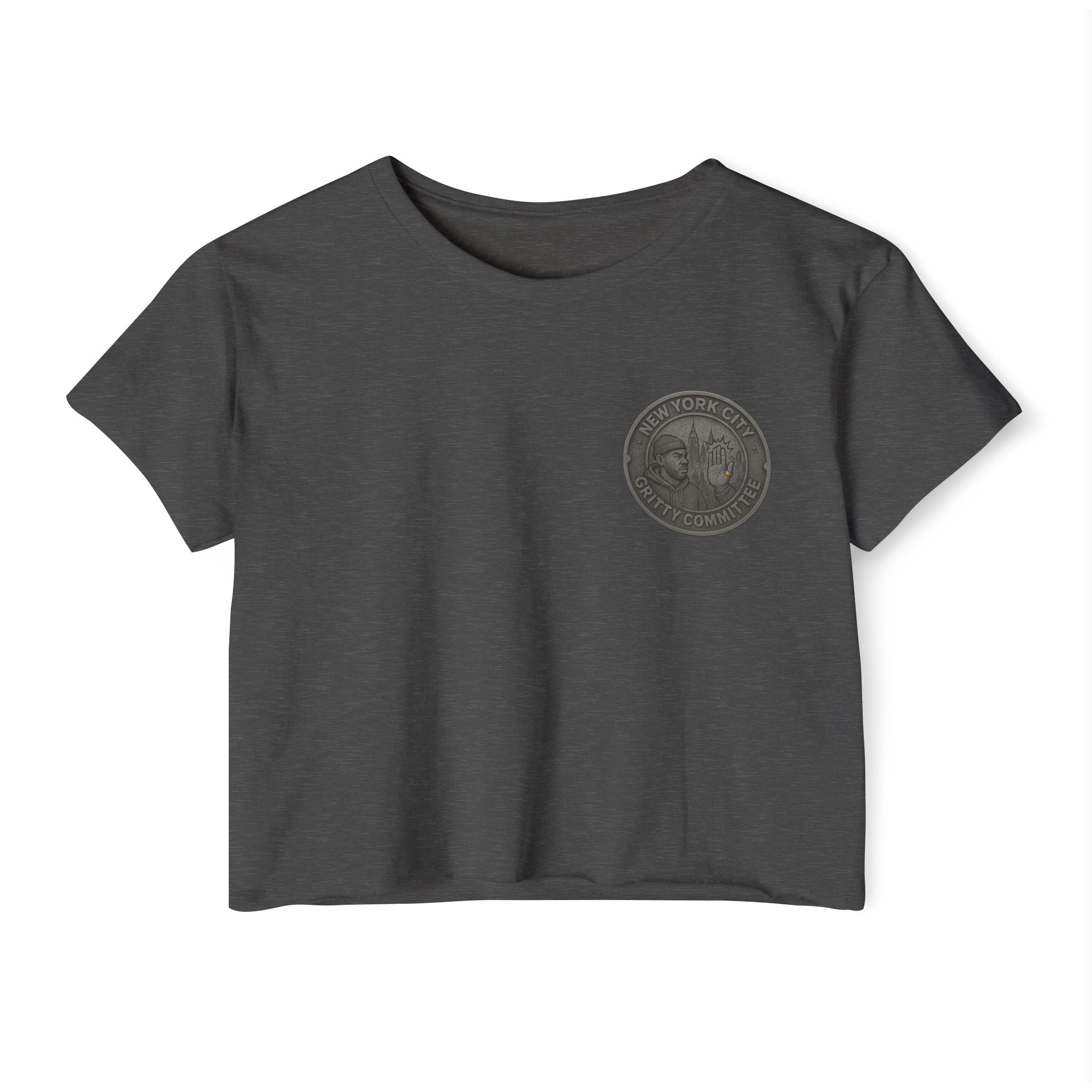 NYC Gritty Committee — Bars Collection Crop Tee
