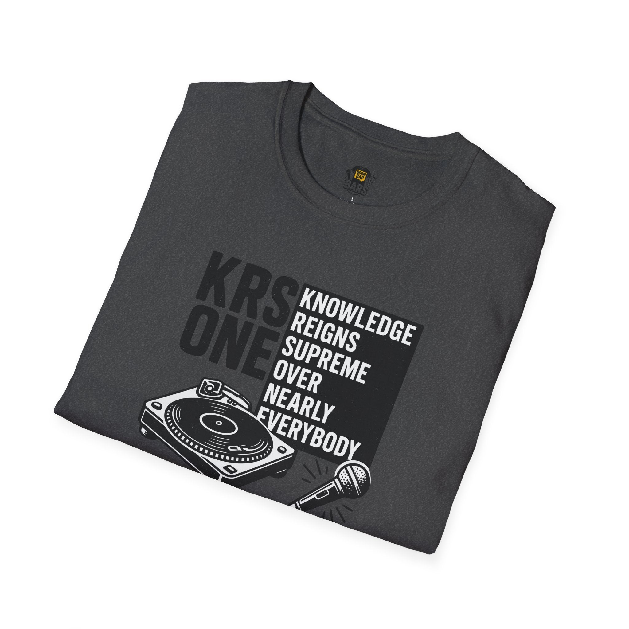 Knowledge Reigns Supreme — Bars Collection Tee