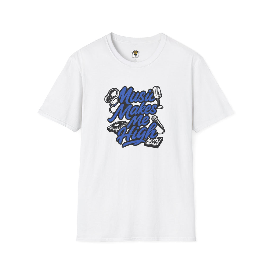 Music Makes Me High — Bars Collection Tee