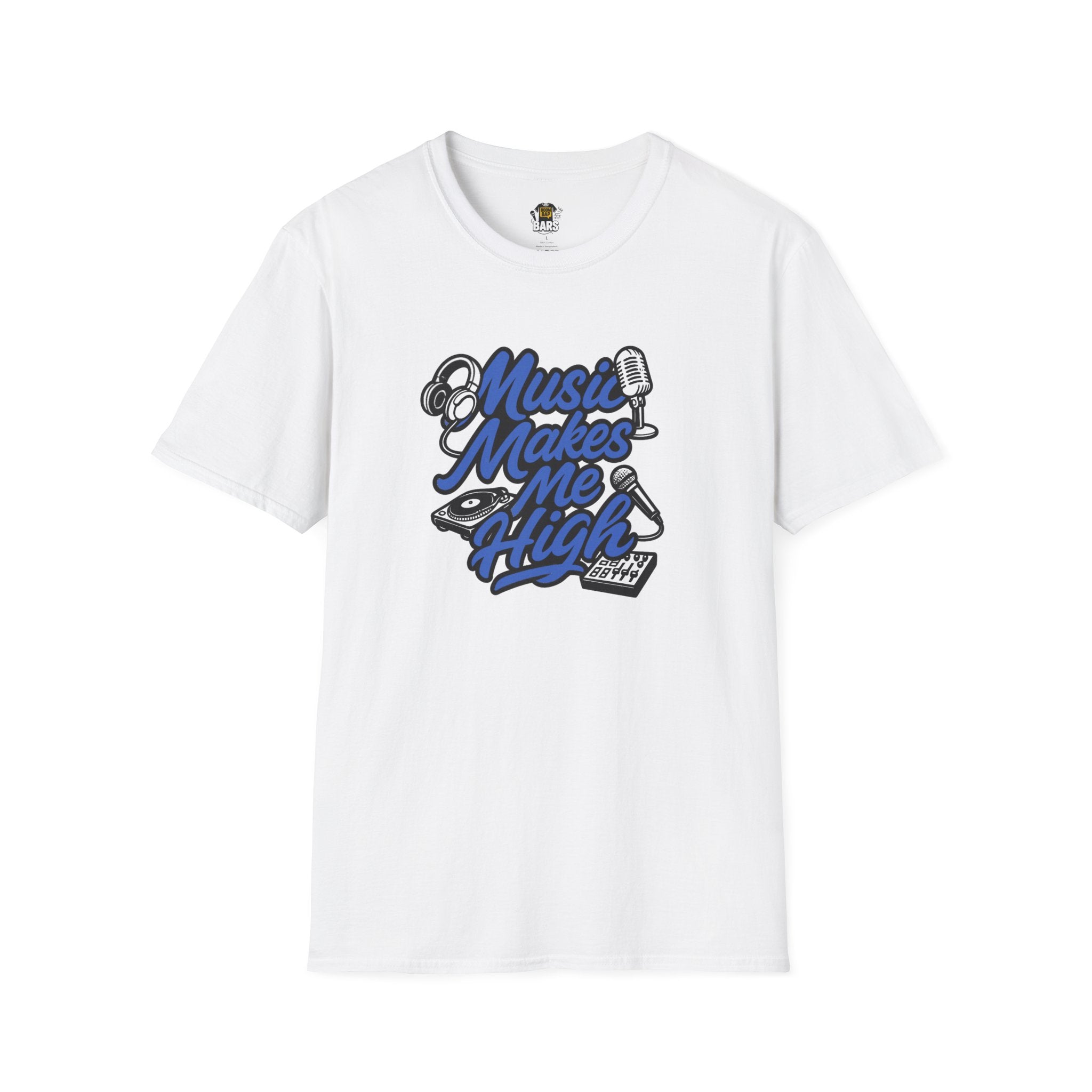 Music Makes Me High — Bars Collection Tee