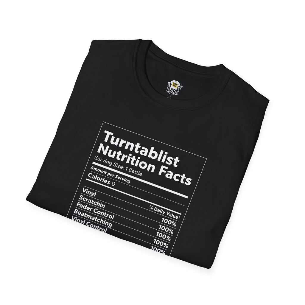 Turntablist Nutrition Facts — The Mix Syndicate Tee