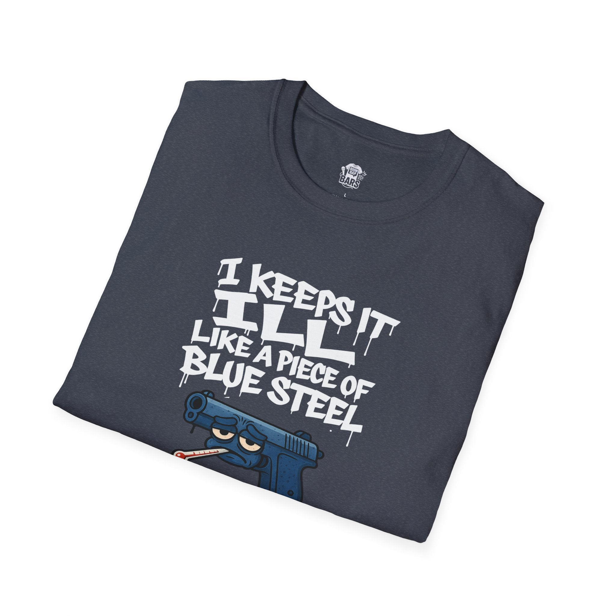 Blue Steel Ill — Bars Collection Tee